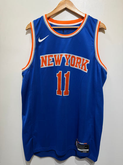 Regata NBA New York Knicks Icon Edition Jersey Azul Jalen Brunson 11