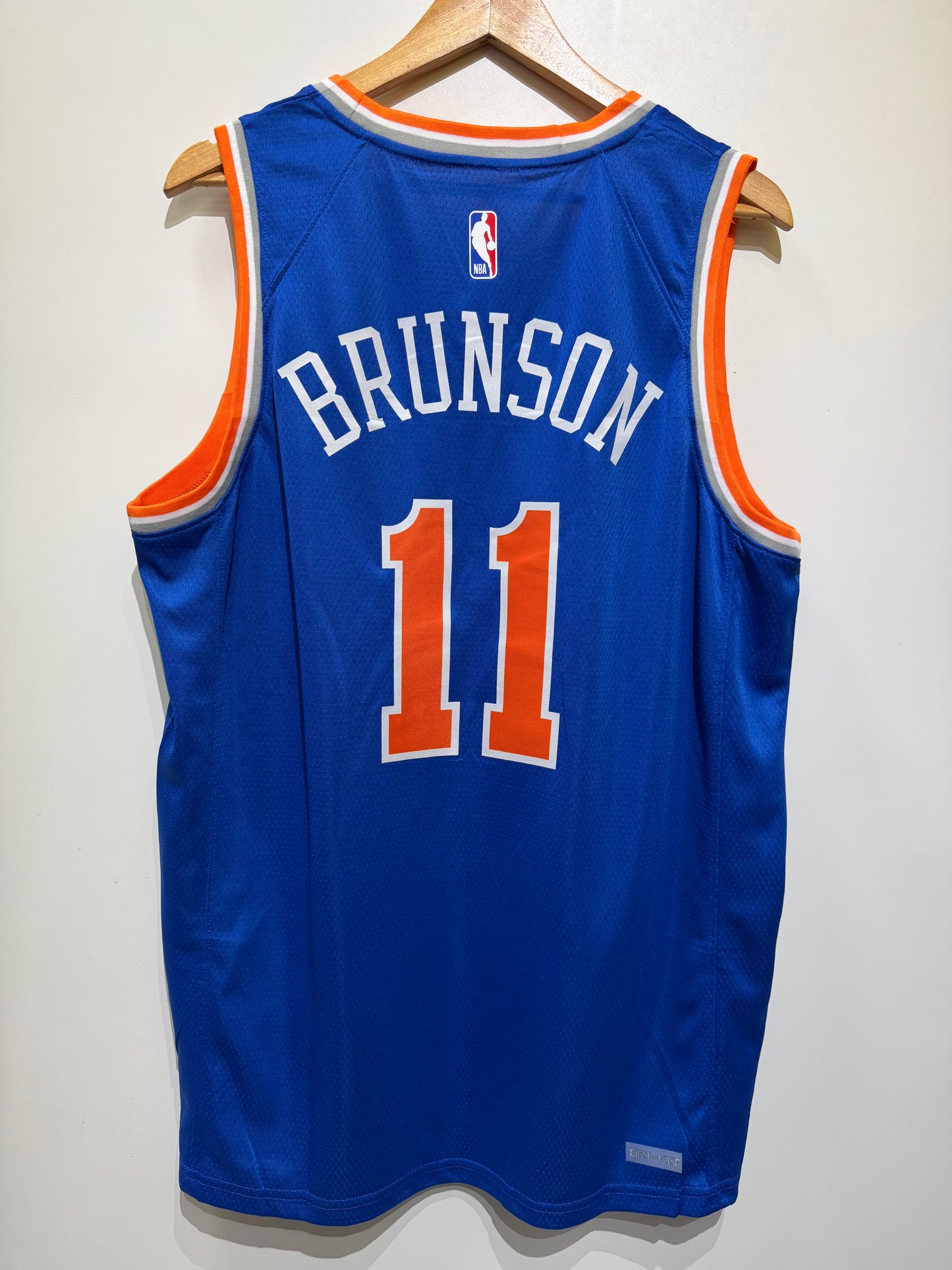 Regata NBA New York Knicks Icon Edition Jersey Azul Jalen Brunson 11