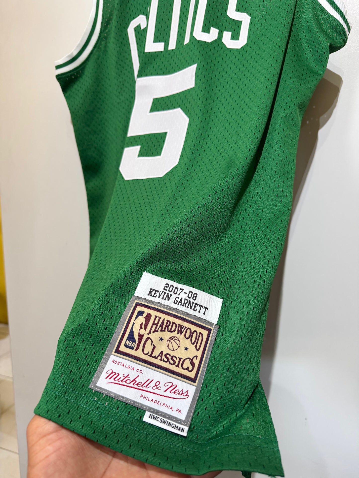 Regata Mitchell & Ness Road Swingman Jersey Boston Celtics 2007-08 Kevin Garnett