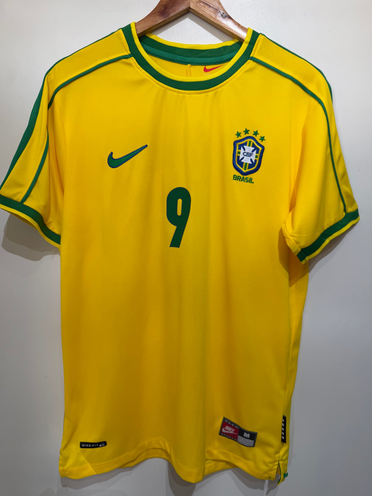 Camisa do Brasil Retrô 1998 personalizada