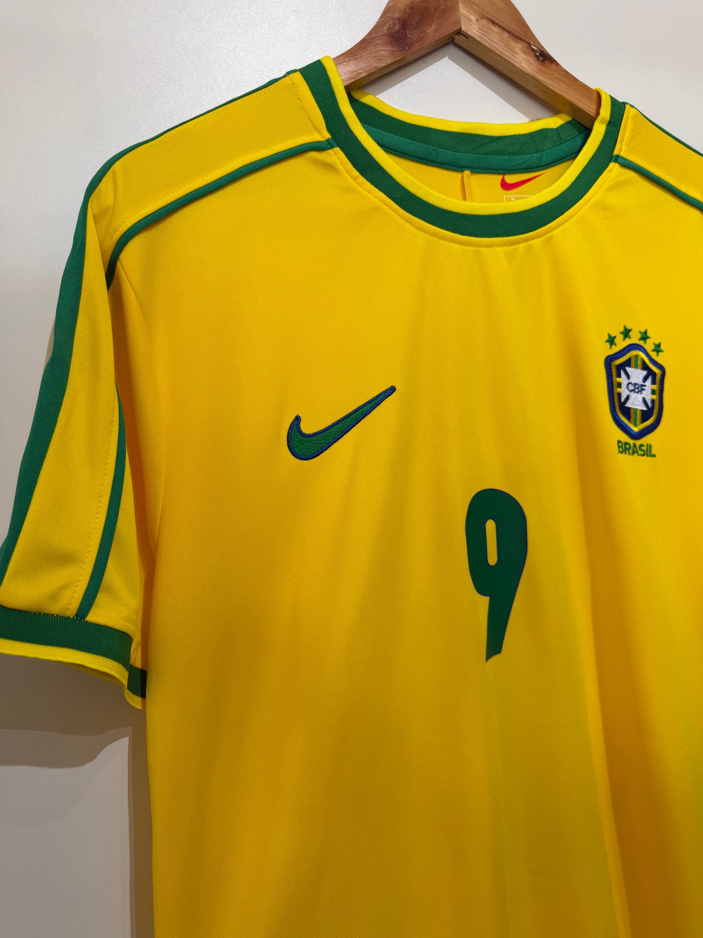 Camisa do Brasil Retrô 1998 personalizada