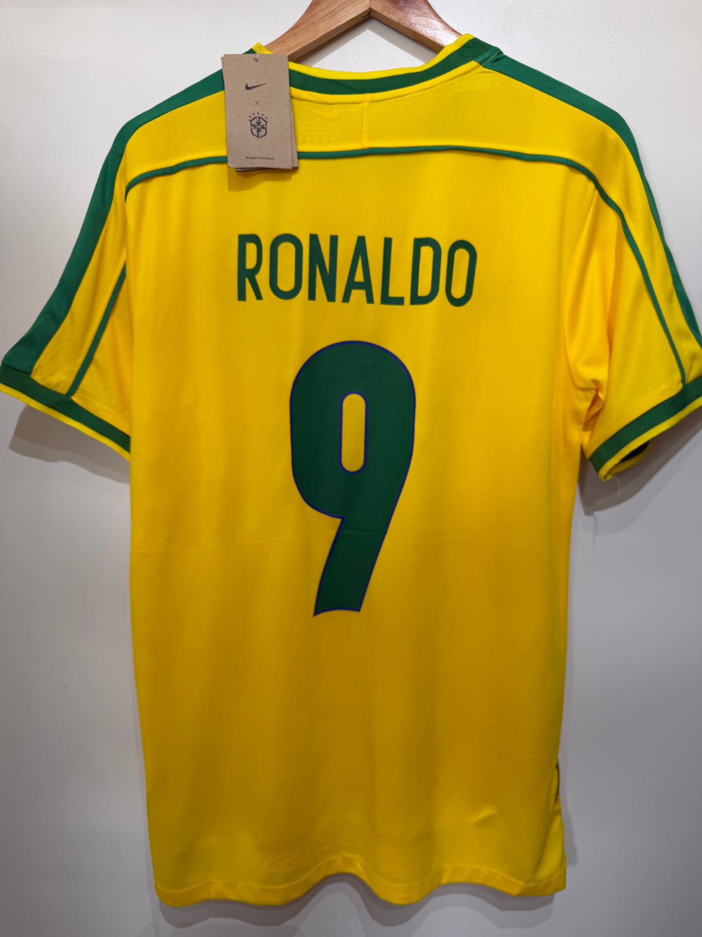 Camisa do Brasil Retrô 1998 personalizada