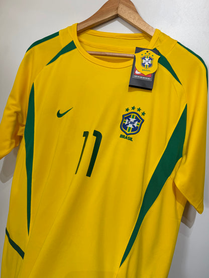 Camisa do Brasil 2002 Ronaldinho 11