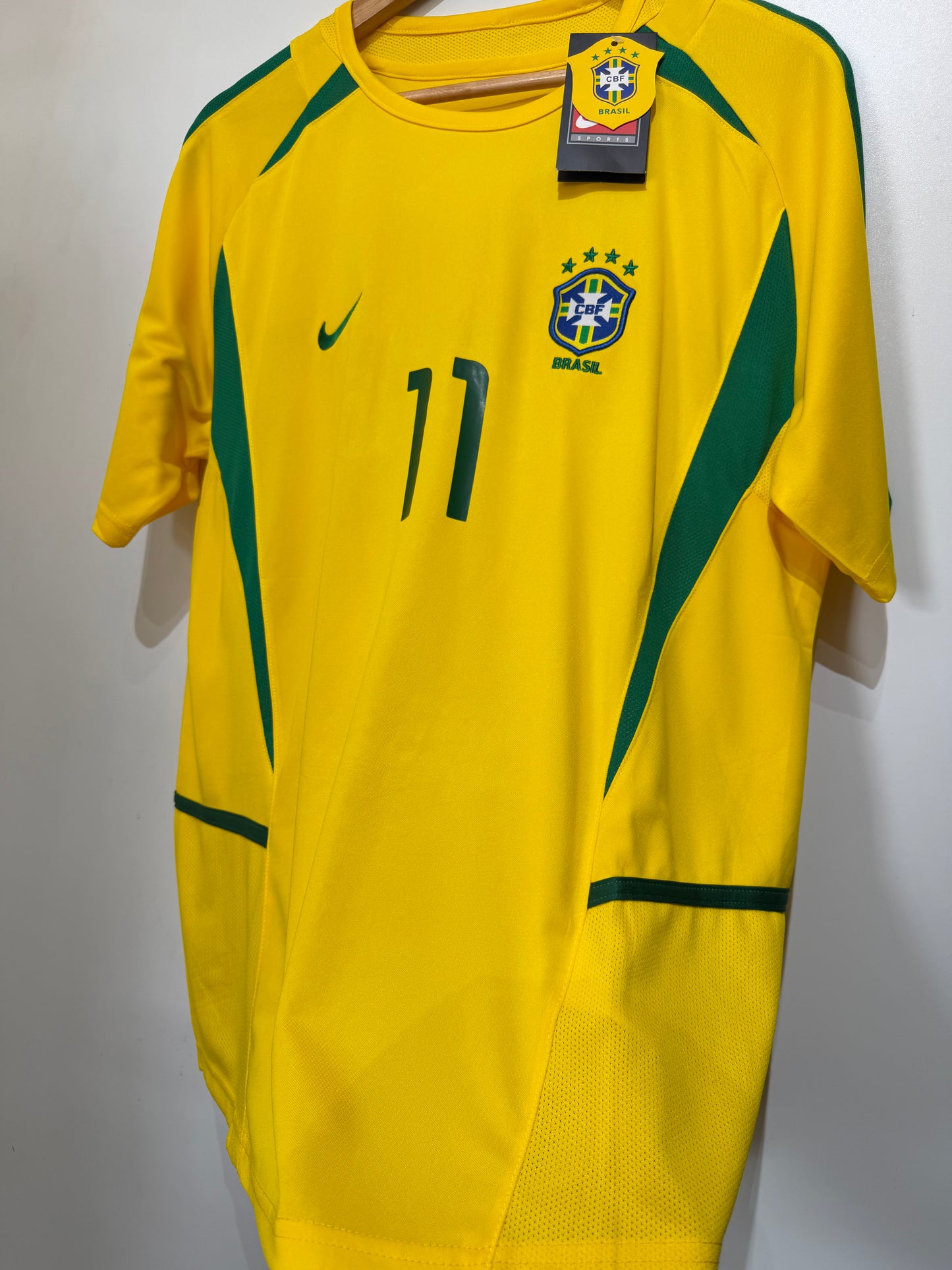 Camisa do Brasil 2002 Ronaldinho 11