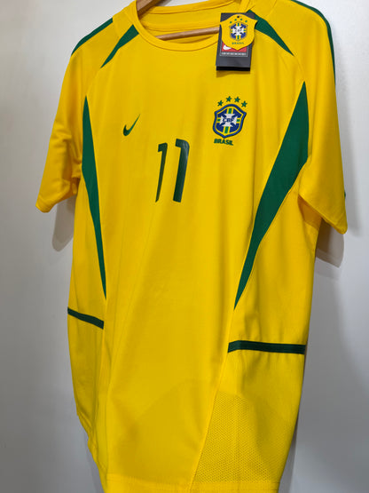 Camisa do Brasil 2002 Ronaldinho 11