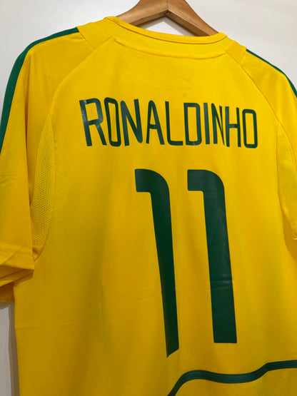 Camisa do Brasil 2002 Ronaldinho 11