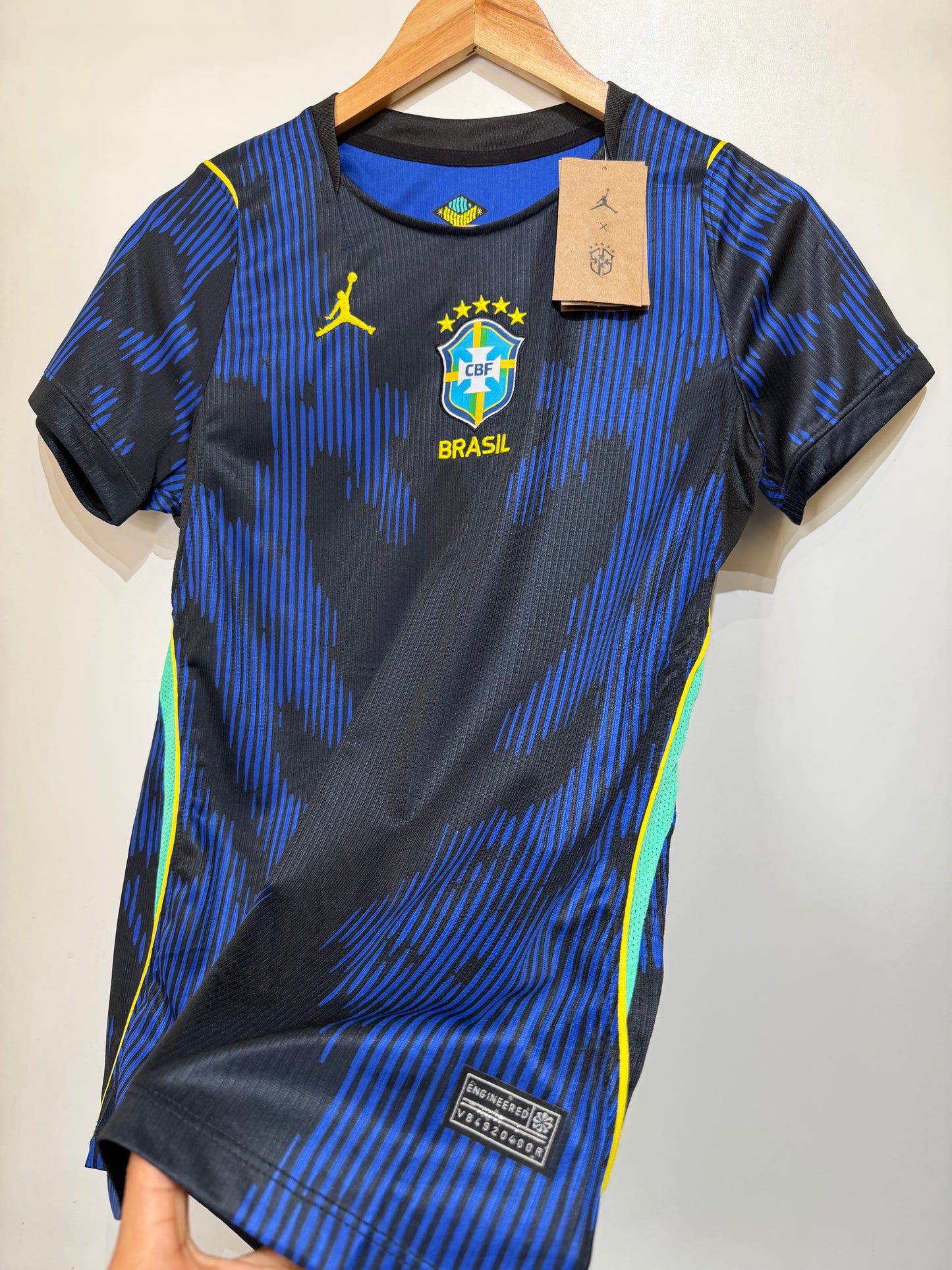 Camisa Brasil Jordan II 2026/27 Torcedora Pro Feminina - Azul