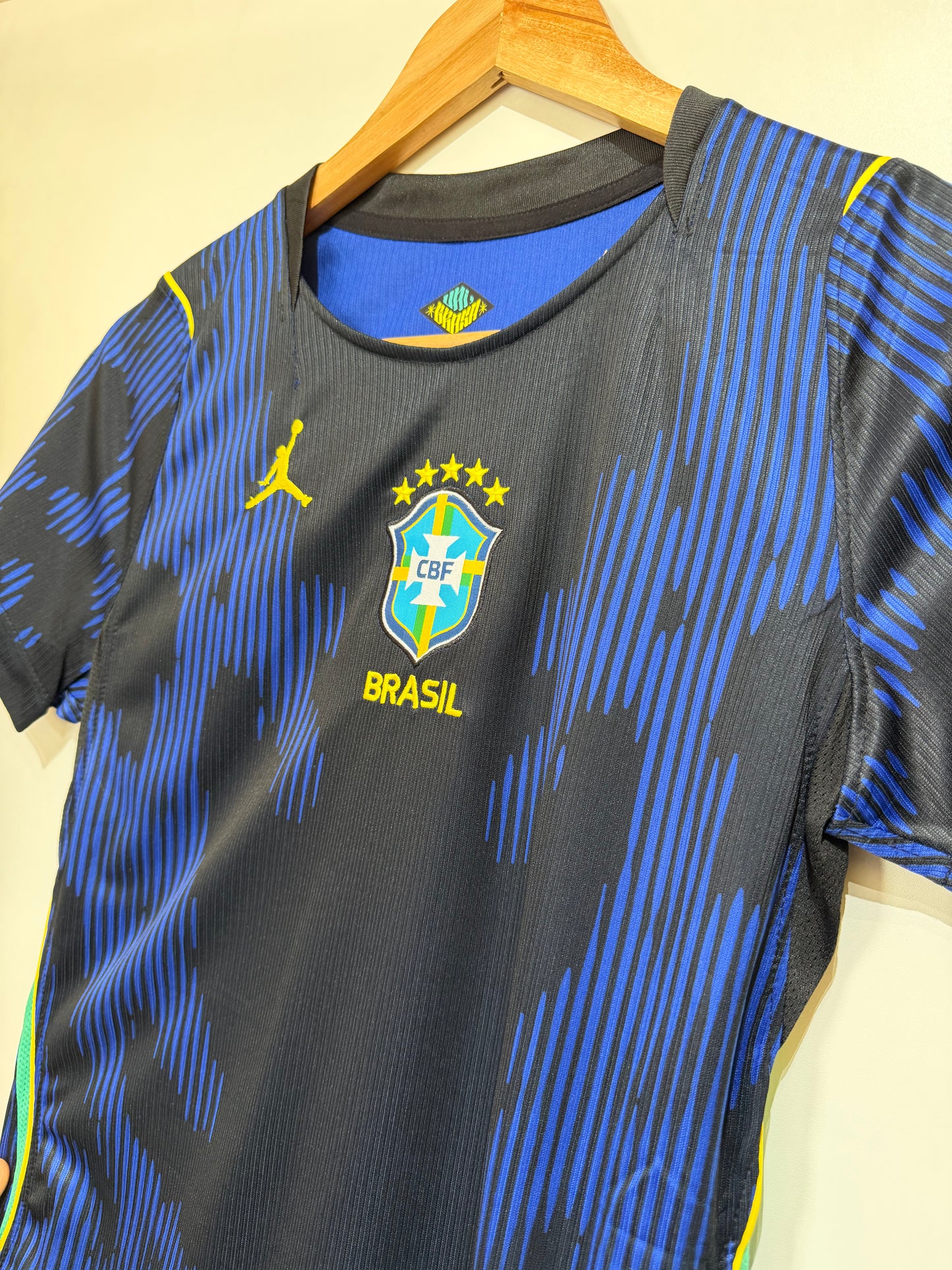 Camisa Brasil Jordan II 2026/27 Torcedora Pro Feminina - Azul