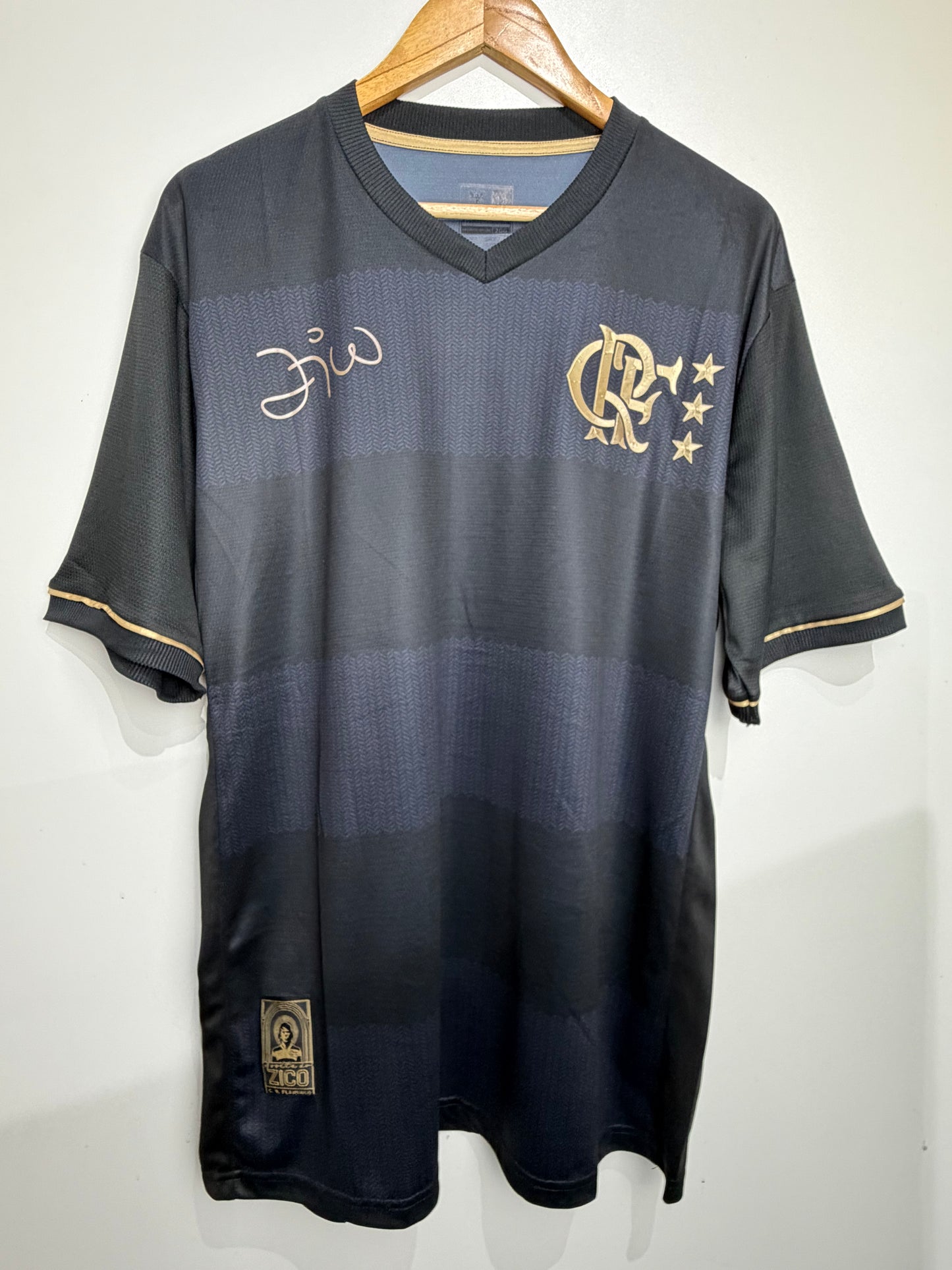 Camiseta Flamengo Volta Zico Braziline Masculina