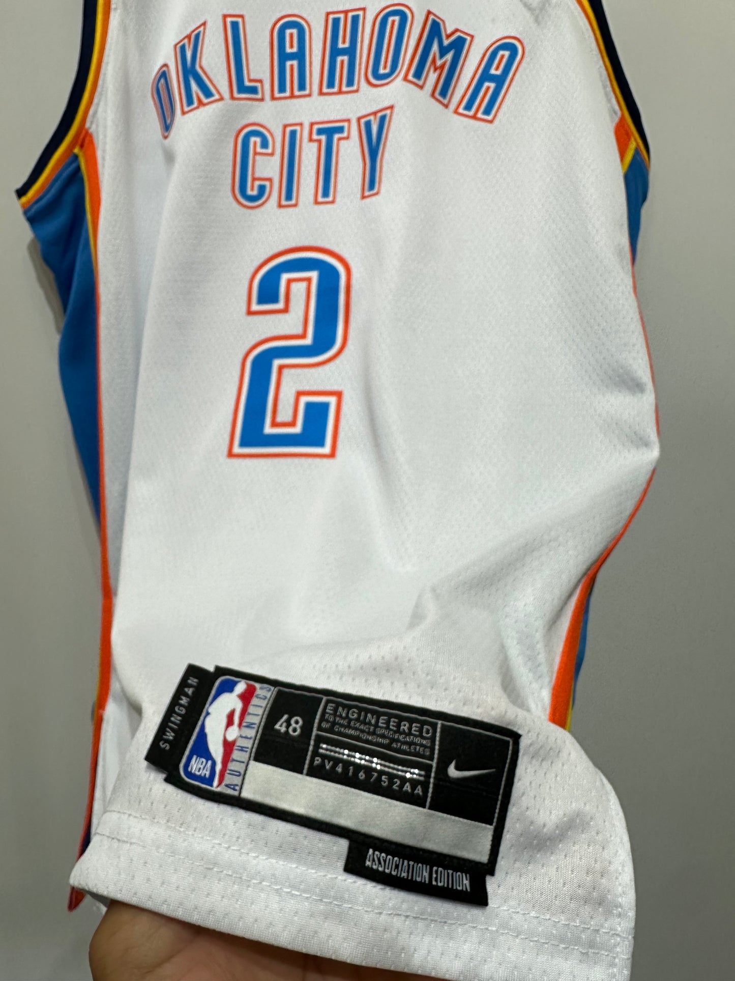 REGATA NBA OKLAHOMA CITY THUNDER